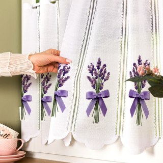 LAWENDA Zazdrostka żakardowa 626120, wysokość 50cm, kolor 010 fioletowy D00429/ZAZ/010/000050/1