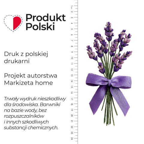 LAWENDA Zazdrostka żakardowa 626120, wysokość 50cm, kolor 010 fioletowy D00429/ZAZ/010/000050/1