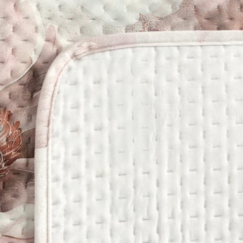 NARZUTA FLORINA 240 X 220 CM PUDROWY