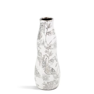 WAZON DEKORACYJNY RITA (03) O 25 X 9 CM BIAŁY