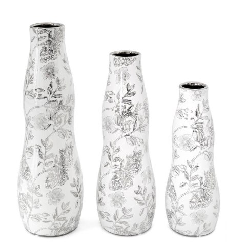 WAZON DEKORACYJNY RITA (03) O 25 X 9 CM BIAŁY