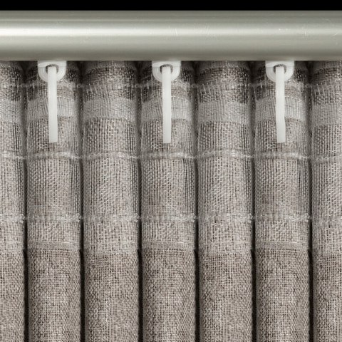 ZASŁONA GOTOWA ZOEY NA TAŚMIE 140 X 270 CM CIEMNOBEŻOWY