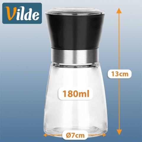 ZESTAW RĘCZNYCH MŁYNKÓW DO PIEPRZU I SOLI SZKLANYCH 259460