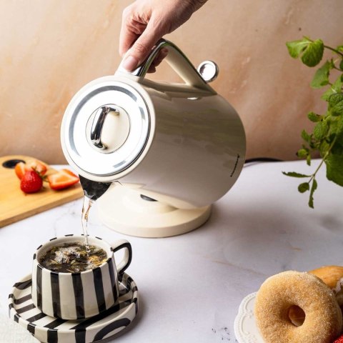 CZAJNIK ELEKTRYCZNY 1,7L KLAUSBERG KB-9016 KREMOWY