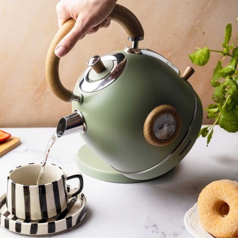 CZAJNIK ELEKTRYCZNY 1,8L Z TERMOMETREM KLAUSBERG KB-9008 RETRO