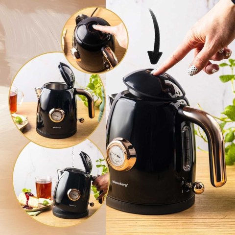 CZAJNIK ELEKTRYCZNY 1L Z TERMOMETREM KLAUSBERG KB-9017