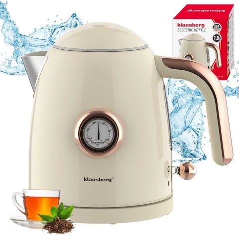 CZAJNIK ELEKTRYCZNY 1L Z TERMOMETREM KLAUSBERG KB-9018