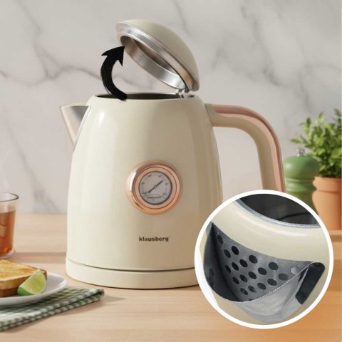 CZAJNIK ELEKTRYCZNY 1L Z TERMOMETREM KLAUSBERG KB-9018