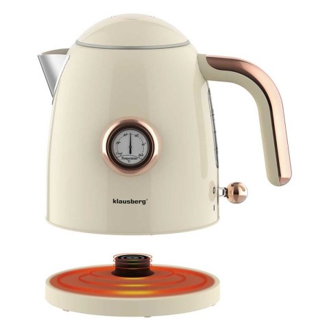 CZAJNIK ELEKTRYCZNY 1L Z TERMOMETREM KLAUSBERG KB-9018