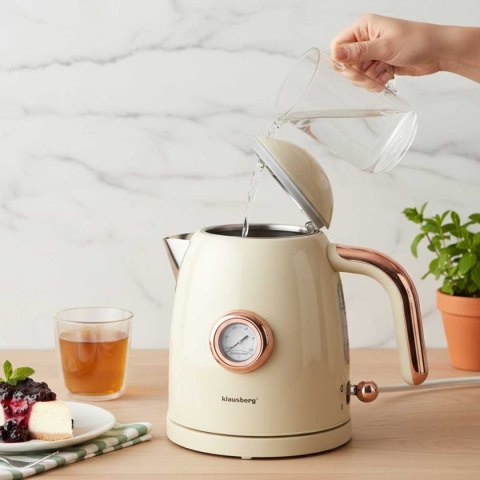 CZAJNIK ELEKTRYCZNY 1L Z TERMOMETREM KLAUSBERG KB-9018