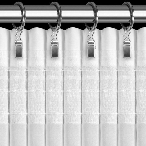 FIRANA GOTOWA DALIA NA TAŚMIE 350 X 150 CM BIAŁY