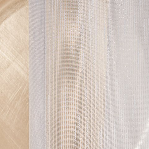 Firanka fantazyjna z ołowianką, wysokość 300cm, kolor V01 biały 003579/OLO/V01/000300/1