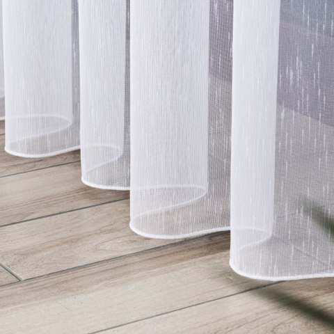 Firanka fantazyjna z ołowianką, wysokość 300cm, kolor V01 biały 003579/OLO/V01/000300/1