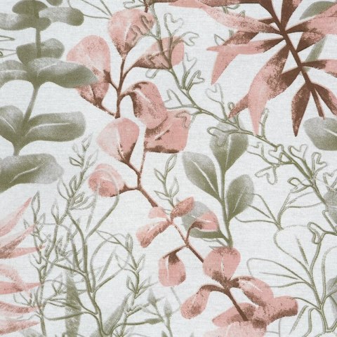 KOMPLET POŚCIELI BAWEŁNIANEJ FREESIA 160 X 200 CM PUDROWY RÓŻ