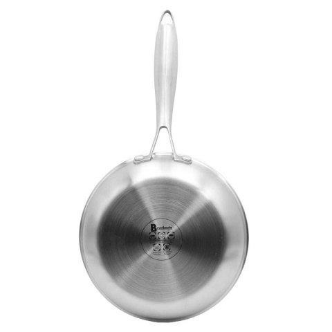 PATELNIA STALOWA 28cm Z POWŁOKĄ PLASTER MIODU 5552