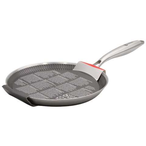 PATELNIA STALOWA DO NALEŚNIKÓW 28cm Z POWŁOKĄ PLASTER MIODU 5547