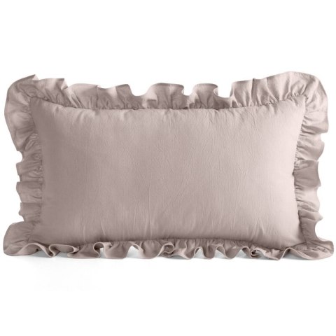 POSZEWKA FALBANKA 30 X 50 CM PUDROWY