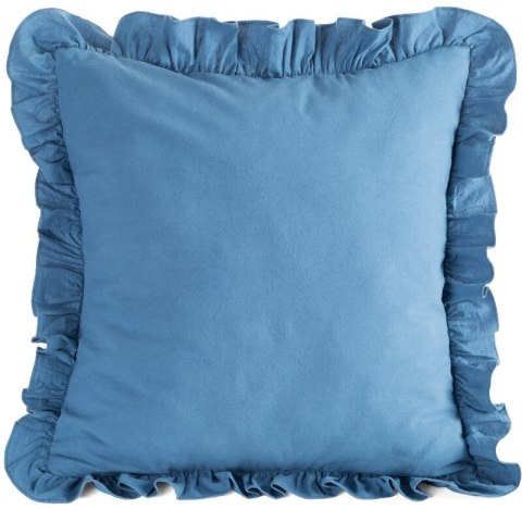 POSZEWKA FALBANKA 45 X 45 CM GRANATOWY