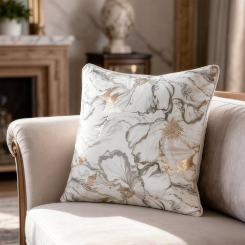 POSZEWKA LISA 45 X 45 CM BIAŁY