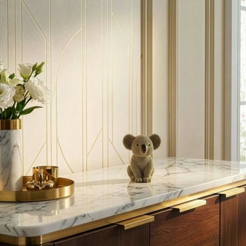 FIGURKA DEKORACYJNA ELDO 8 X 8 X 11 CM SZAMPAŃSKI