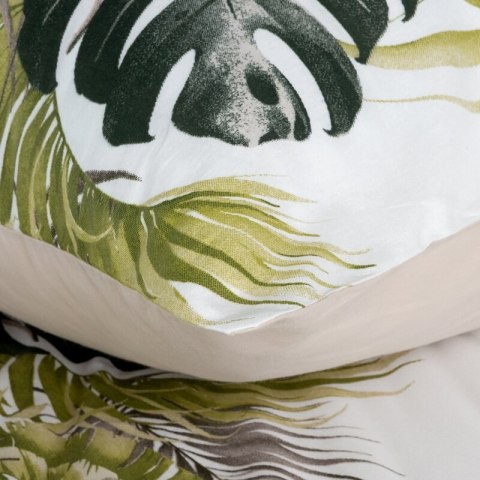 KOMPLET POŚCIELI BAWEŁNIANEJ AMBER 160 X 200 CM BIAŁY