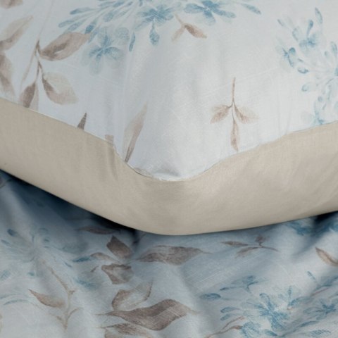 KOMPLET POŚCIELI BAWEŁNIANEJ JASMINA 140 X 200 CM KREMOWY