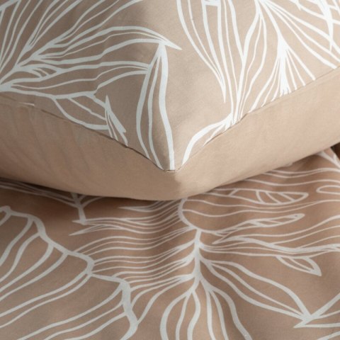 KOMPLET POŚCIELI SATYNOWEJ SPRING 81 220 X 200 CM JASNOBRĄZOWY