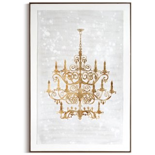 OBRAZ 696 82 X 122 CM KREMOWY