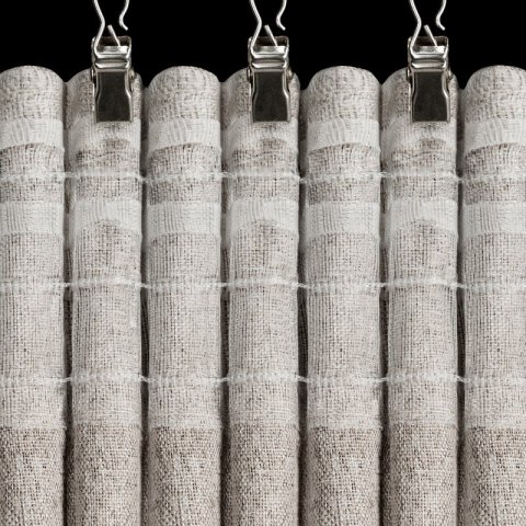 ZASŁONA GOTOWA ZOEY NA TAŚMIE 140 X 270 CM BEŻOWY