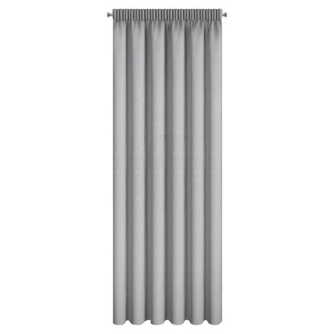 ZASŁONA GOTOWA ZOEY NA TAŚMIE 140 X 270 CM SREBRNY