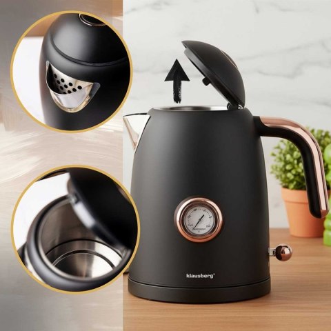 CZAJNIK ELEKTRYCZNY 1,7L Z TERMOMETREM KLAUSBERG KB-9019