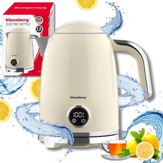 CZAJNIK ELEKTRYCZNY 1,7L Z TERMOMETREM LED KLAUSBERG KB-9028 RETRO