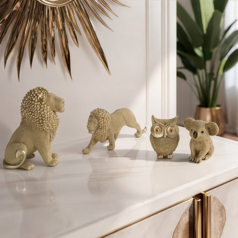 FIGURKA DEKORACYJNA ELDO 15 X 9 X 18 CM SREBRNY