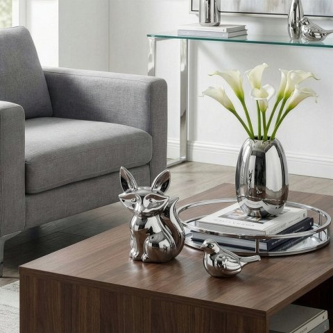 FIGURKA DEKORACYJNA FABIO (01) 13 X 8 X 19 CM SREBRNY