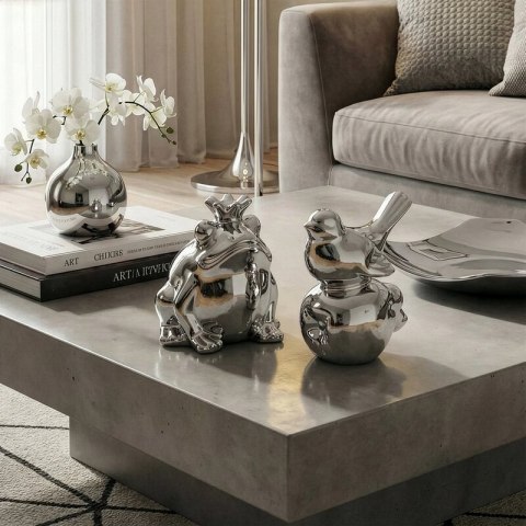 FIGURKA DEKORACYJNA FABIO (04) 10 X 9 X 10 CM SREBRNY