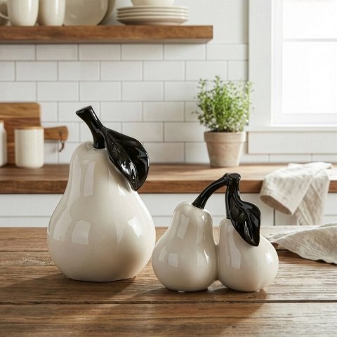 FIGURKA DEKORACYJNA SIMON 14 X 8 X 13 CM KREMOWY