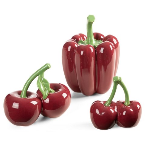 FIGURKA DEKORACYJNA SIMON 16 X 9 X 14 CM CZERWONY