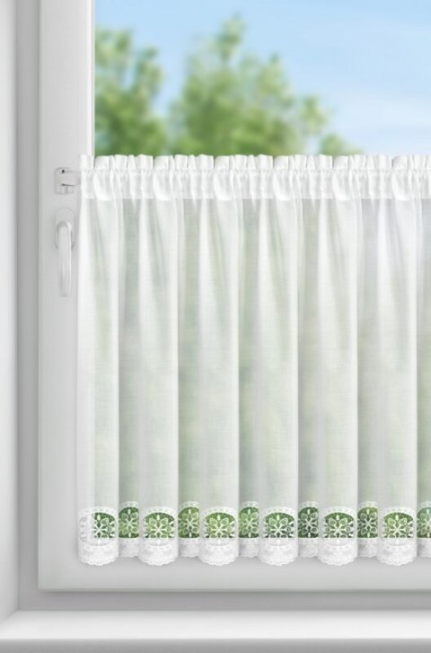 FIRANA GOTOWA LILA NA TAŚMIE 150 X 70 CM BIAŁY