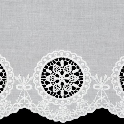 FIRANA GOTOWA LILA NA TAŚMIE 150 X 70 CM BIAŁY