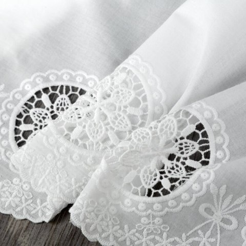 FIRANA GOTOWA LILA NA TAŚMIE 150 X 70 CM BIAŁY