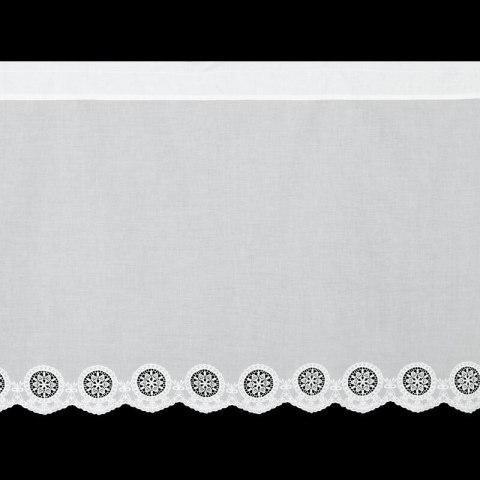 FIRANA GOTOWA LILA NA TAŚMIE 150 X 70 CM BIAŁY