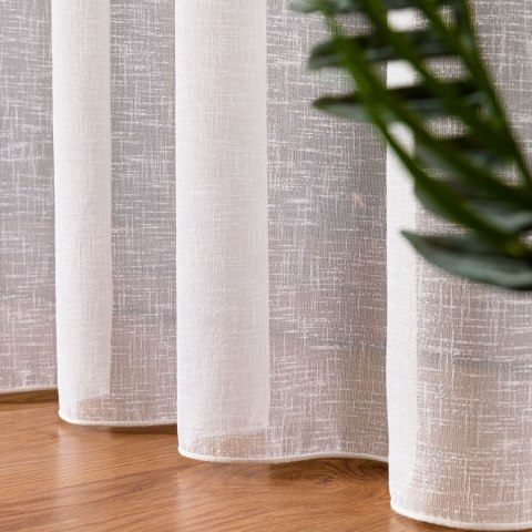 Firanka fantazyjna z ołowianką, wysokość 300cm, kolor 001 biały 101034/OLO/001/000300/1