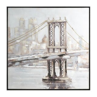 OBRAZ 712 80 X 80 CM JASNOBEŻOWY