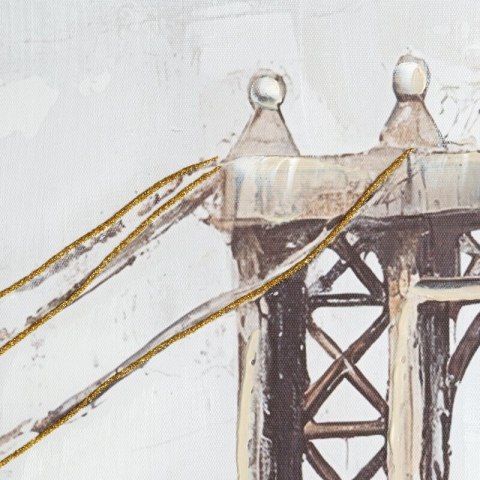 OBRAZ 712 80 X 80 CM JASNOBEŻOWY