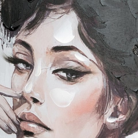 OBRAZ 715 60 X 80 CM KREMOWY