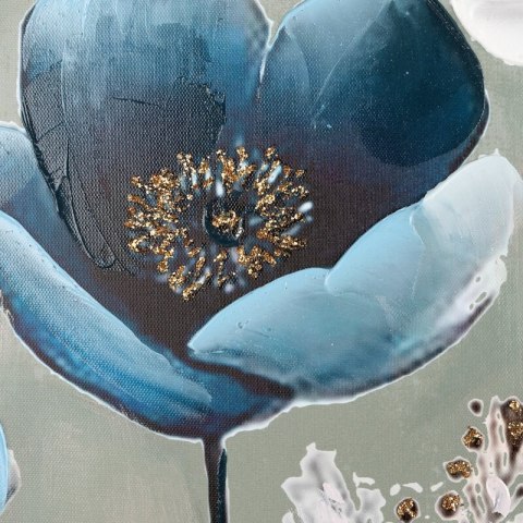 OBRAZ 728 60 X 90 CM NIEBIESKI