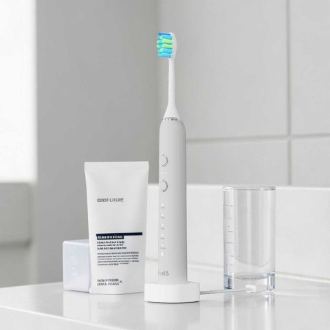 SZCZOTECZKA SONICZNA DO ZĘBÓW WYBIELAJĄCA HUSLA MEDIC 3 KOŃCÓWKI + ETUI