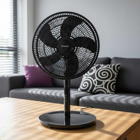 WENTYLATOR WIATRAK PODŁOGOWY BIURKOWY REGULOWANY KLAUSBERG KB-9041