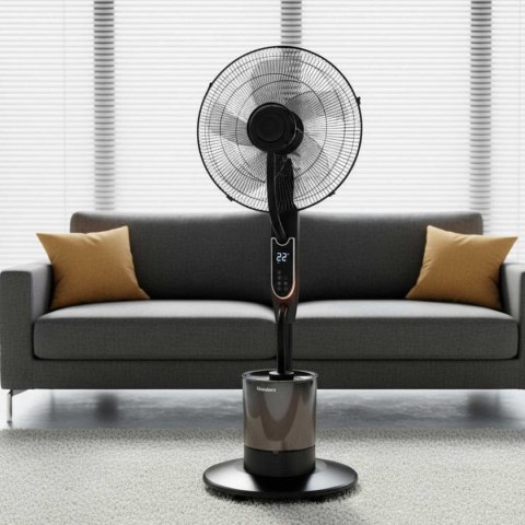 WENTYLATOR WIATRAK PODŁOGOWY MGIEŁKOWY Z NAWILŻACZEM KLAUSBERG KB-9043