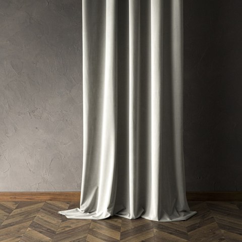 MATT VELVET Tkanina dekoracyjna, wysokość 320cm, kolor 011 jasny szary MATVEL/TDP/011/000320/1